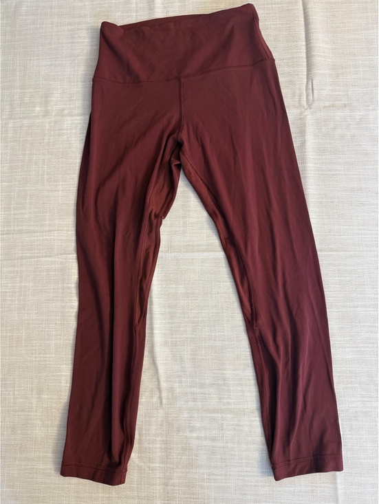 Pants - Lululemon Burgundy High-Rise Leggings Size 6